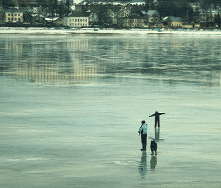  В плену снега и льда. Russian winter in Kostroma. The Volga River. Фото Тимур Кострома. 2013.